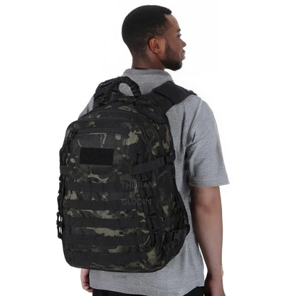 Tactical Backpack 38L - Waterproof Hiking & Camping Travel Bag
