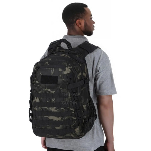 Tactical Backpack 38L - Waterproof Hiking & Camping Travel Bag