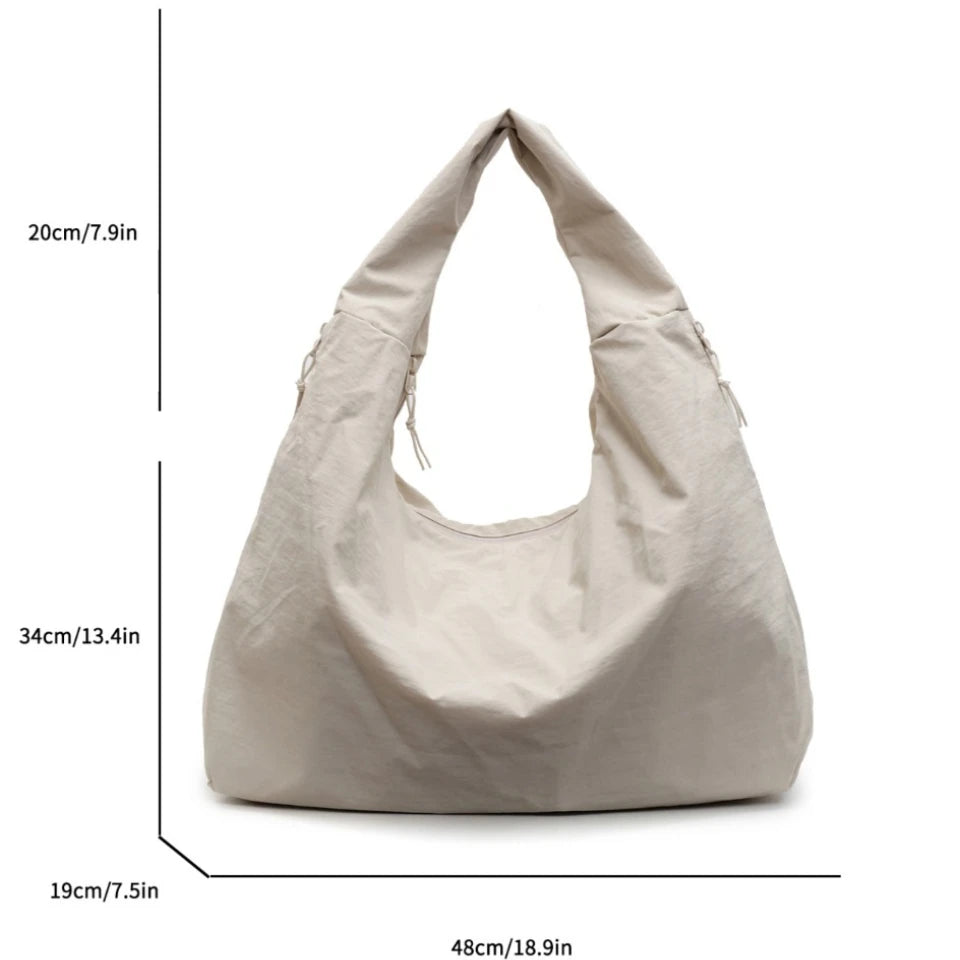 Large Capacity Nylon Tote Bag – Women's Casual Shoulder Bag