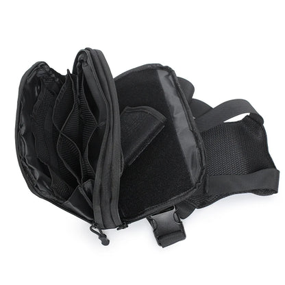 Tactical Chest Pack with MOLLE Webbing – Outdoor Hiking Bag