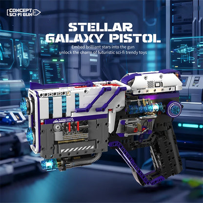 Cyberpunk Plasma Blaster MOC Building Blocks Set – 1334 Pcs