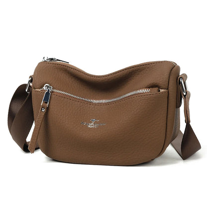 Leather Crossbody Bag – Women's Luxury Soft Shoulder Bag