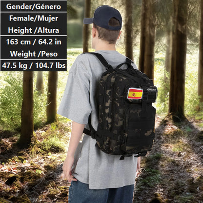 25L Tactical Backpack – Waterproof Outdoor Rucksack for Hiking