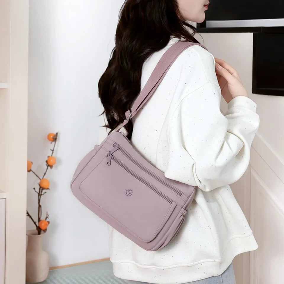 Waterproof Nylon Crossbody Shoulder Bag for Women