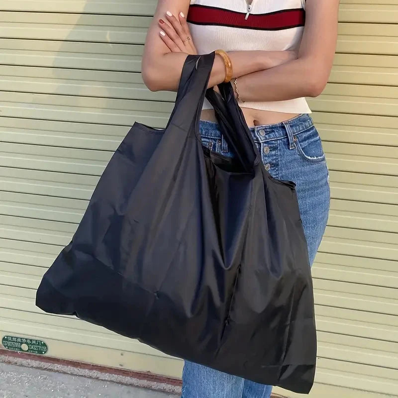 Large Capacity Foldable Reusable Shopping Bag – Eco-Friendly Tote