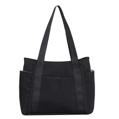 Large Capacity Women's Tote Bag Multi-Pocket Shoulder Bag