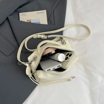 Women's PU Leather Boston Bag – Top Handle Crossbody Shoulder Bag