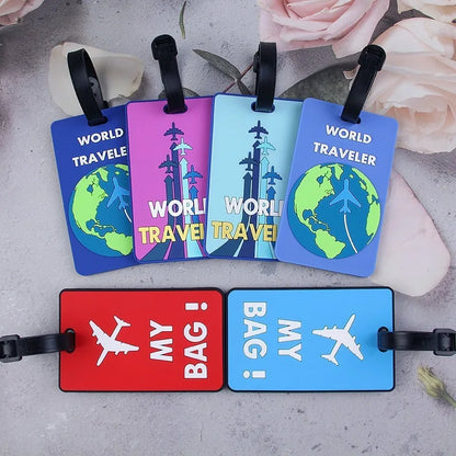 Silicone Luggage Tag – Colorful PVC Travel Bag ID Holder