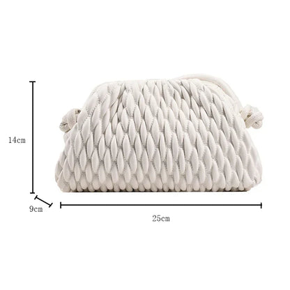 Women's Quilted Crossbody Bag – Designer Clutch Purse