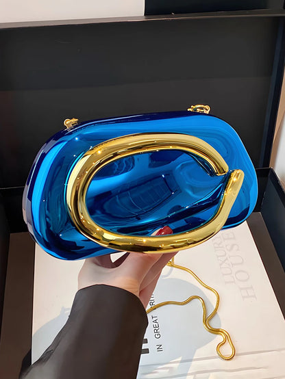 Acrylic Box Clutch Bag Women's Evening Handbag Wedding Party Purse