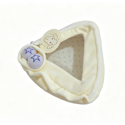 Cake Slice Plush Coin Purse – Kawaii Doll Display Bag
