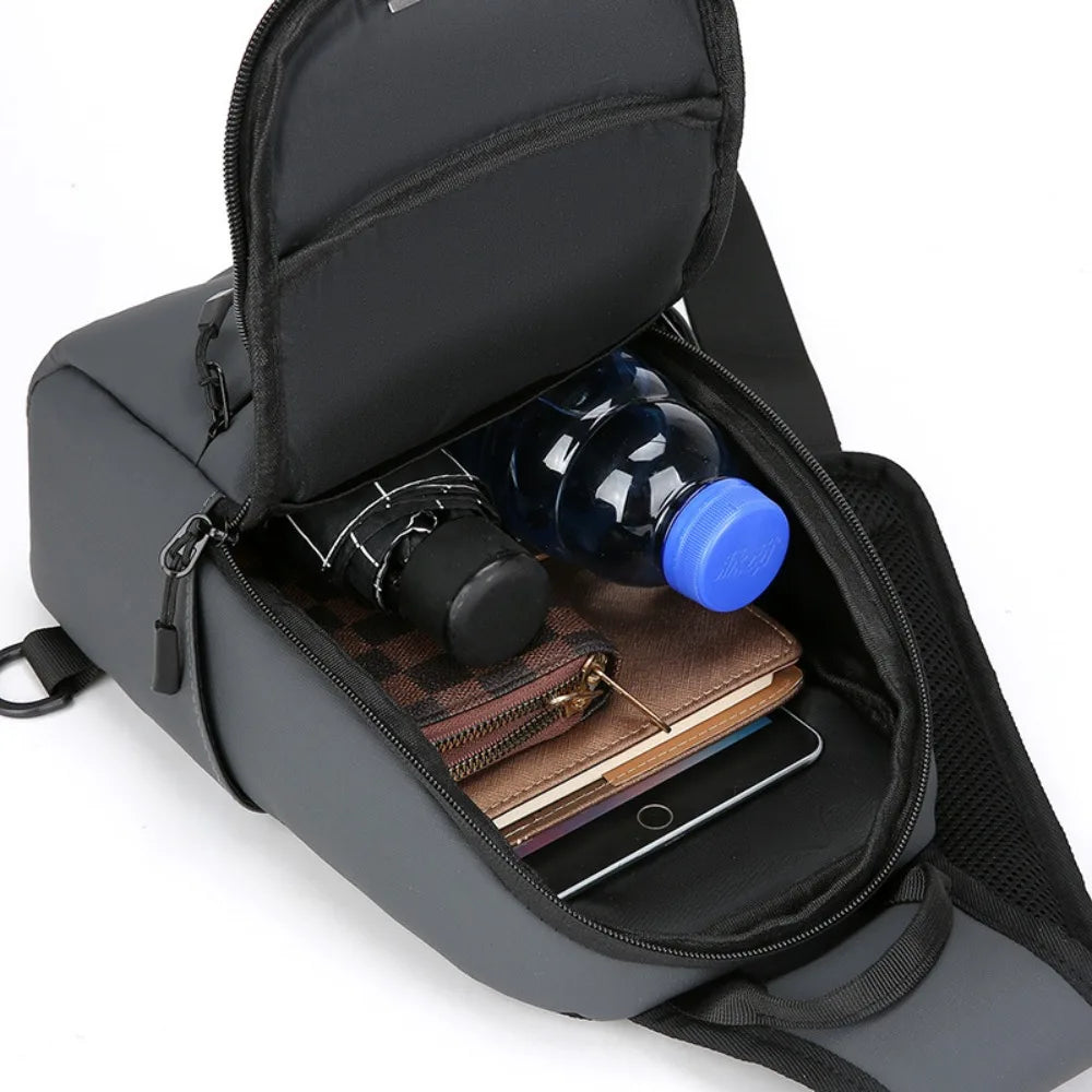 Waterproof Sling Bag for Men – Large Capacity Chest Pack