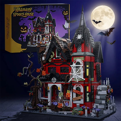Halloween Spooky House Building Blocks Set – 1249pcs MOC Haunted Mansion