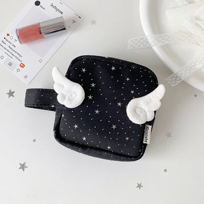 Angel Wing Star Makeup Bag – Cute Girls Cosmetic Pouch