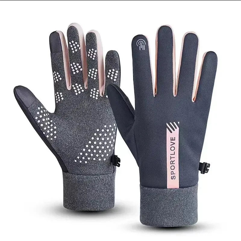 Waterproof Winter Sports Gloves – Anti-Slip Touchscreen Cycling