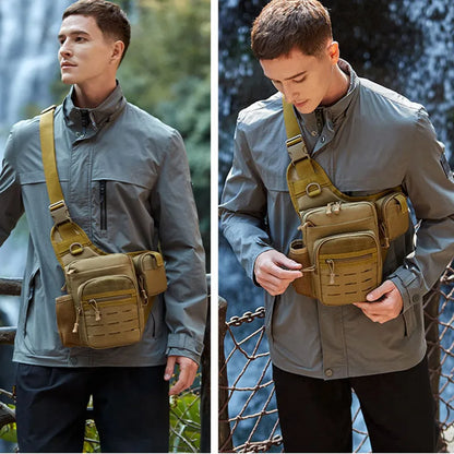 Tactical Sling Bag – Fishing & Outdoor Crossbody Shoulder Pack