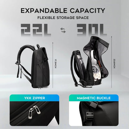 Bange BG-7700 Waterproof Laptop Backpack – 15.6" Flap-Top Fashion Rucksack