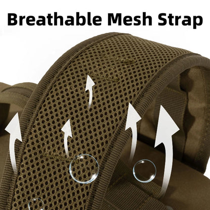 Tactical MOLLE Backpack – Outdoor Hiking & Camping Rucksack