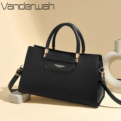Large Leather Handbag for Women – Designer Tote & Shoulder Bag