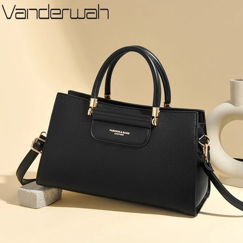 Large Leather Handbag for Women – Designer Tote & Shoulder Bag