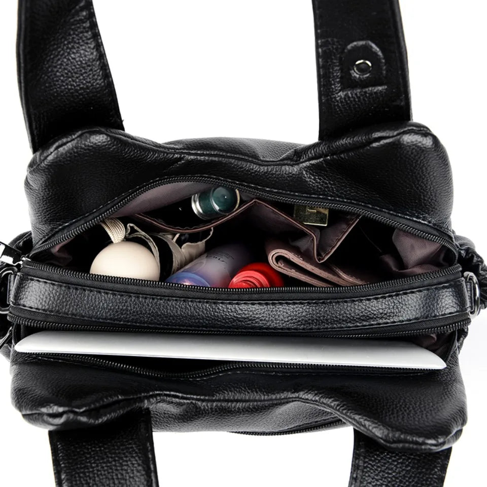Luxury Leather Women's Shoulder Bag – Designer Hobo Handbag
