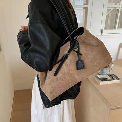 Retro PU Leather Shoulder Handbag for Women