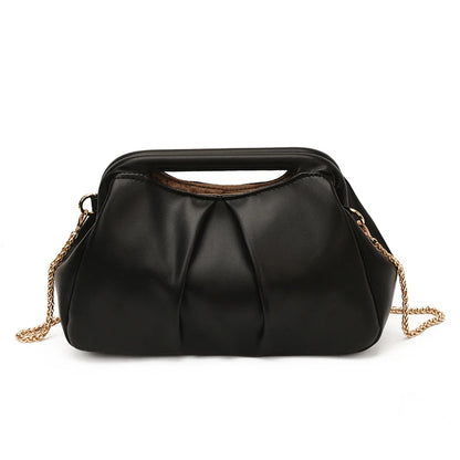 Moods Luxury Evening Clutch Purses Women Golden Chain Shoulder Cross Body Bag Wedding Dinner Party