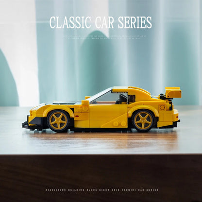 Mazda RX-7 JDM Sports Car Building Blocks Model