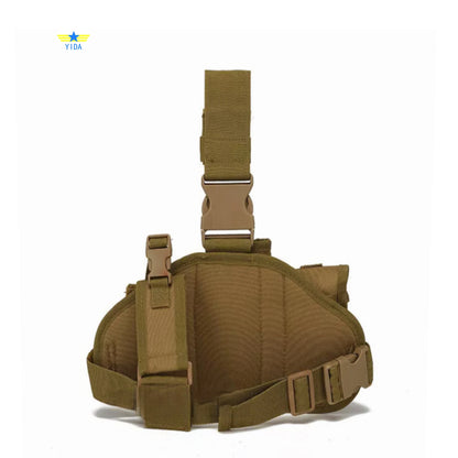 Tactical Drop Leg Holster – MOLLE Thigh Bag & Pouch
