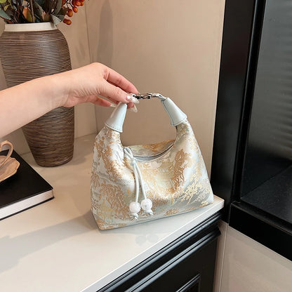 Chinese Embroidery Handbag – Versatile Shoulder & Tote Bag