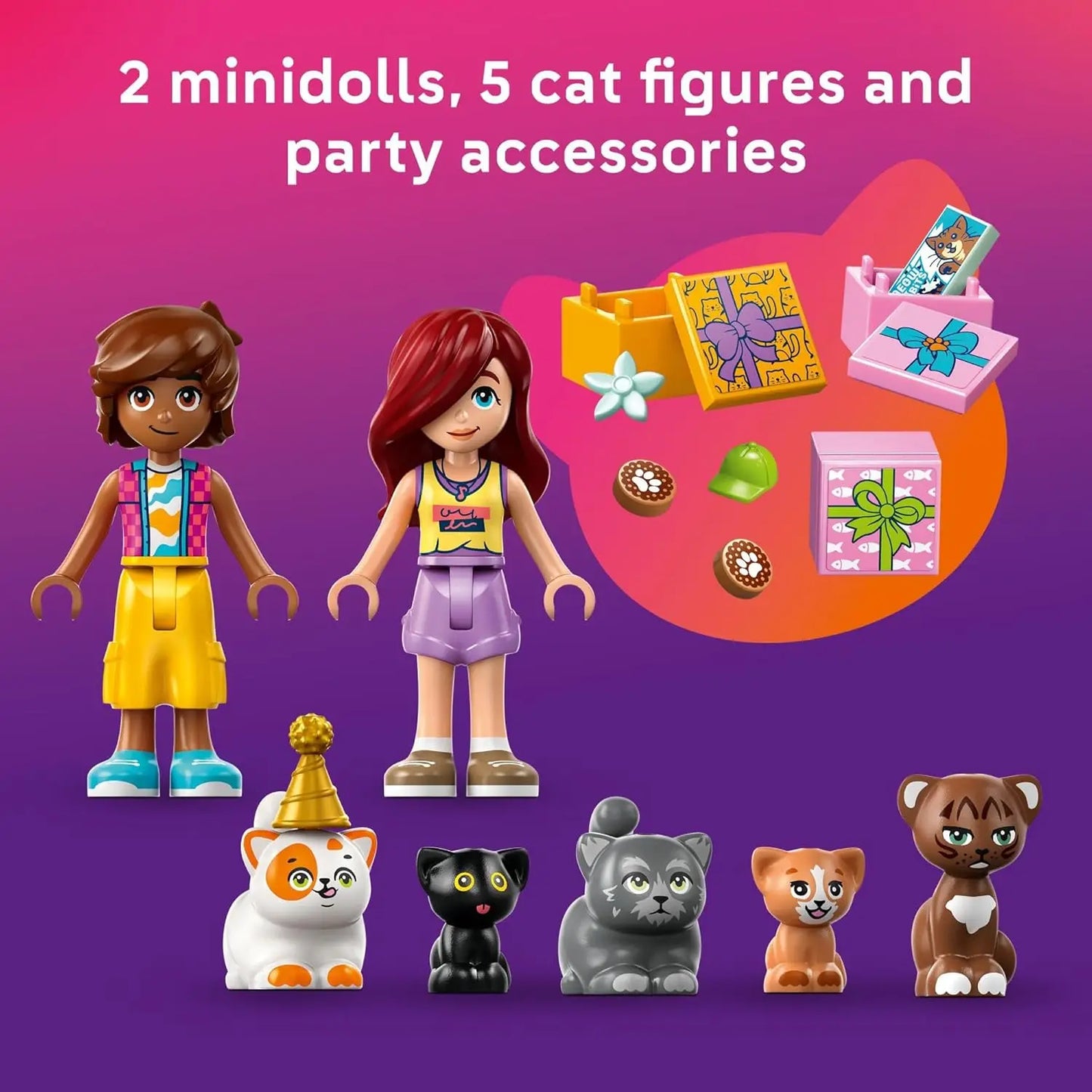 LEGO Friends 42666 Cat Birthday Party Tree House – 321 Pieces