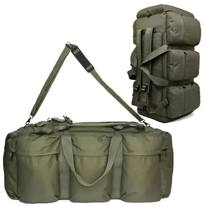 Tactical Duffel Backpack 100L – Military Camping & Travel Bag
