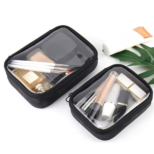 Clear Makeup Bag – Waterproof Travel Cosmetic Pouch for Women & Men