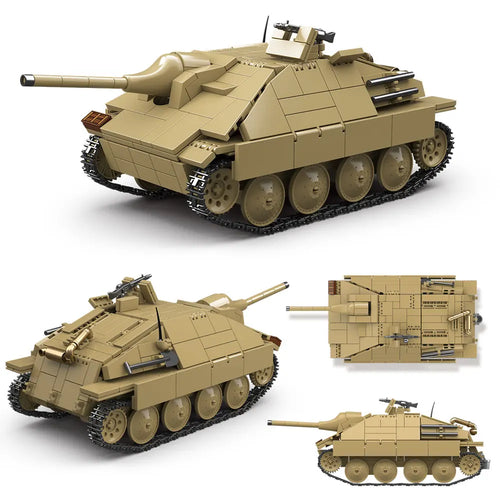 Jagdpanzer 38(t) Hetzer Tank Destroyer Building Blocks Set