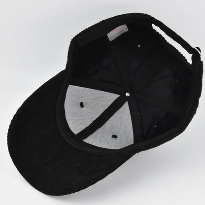 Women's Corduroy Baseball Cap – Snapback Hip Hop Hat
