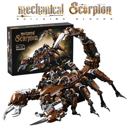 Mechanical Scorpion MOC Building Blocks – Steampunk Robot Model