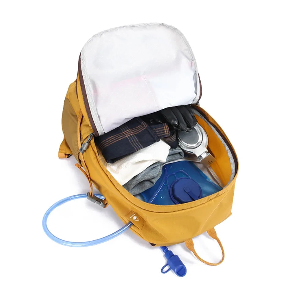 Hiking Backpack 35L – Durable Nylon Outdoor Pack with Reflective Strip