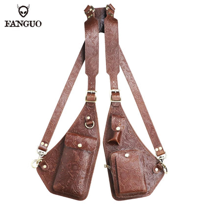 Genuine Leather Underarm Holster Bag – Men's Anti-Theft Shoulder Pack