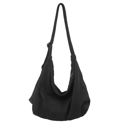 Canvas Crossbody Hobo Bag – Retro Large Capacity Shoulder Bag