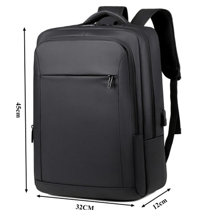 Water-Repellent Laptop Backpack – Slim Nylon School & Travel Bag