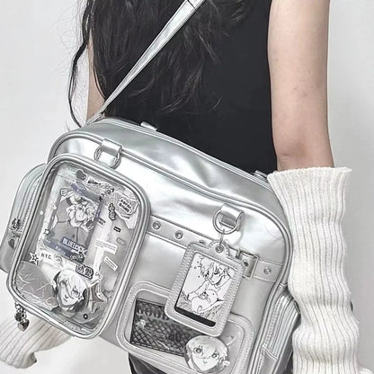 Ita Bag Large Capacity Clear Window Shoulder Bag