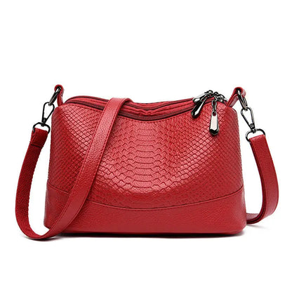 Crocodile Crossbody Bag for Women – Retro PU Leather Shoulder Purse