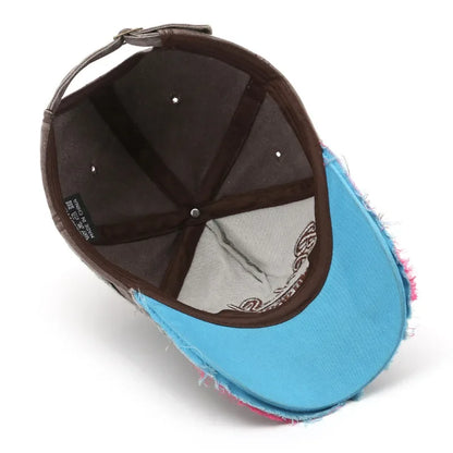 1969 Washed Cotton Snapback Cap – Vintage Embroidery Baseball Hat