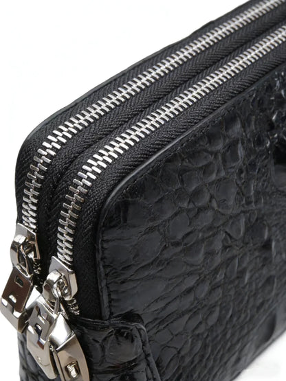 Genuine Crocodile Leather Men's Business Clutch Bag