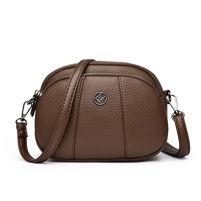 Soft Leather Crossbody Bag – Women's Luxury Shoulder Messenger Purse