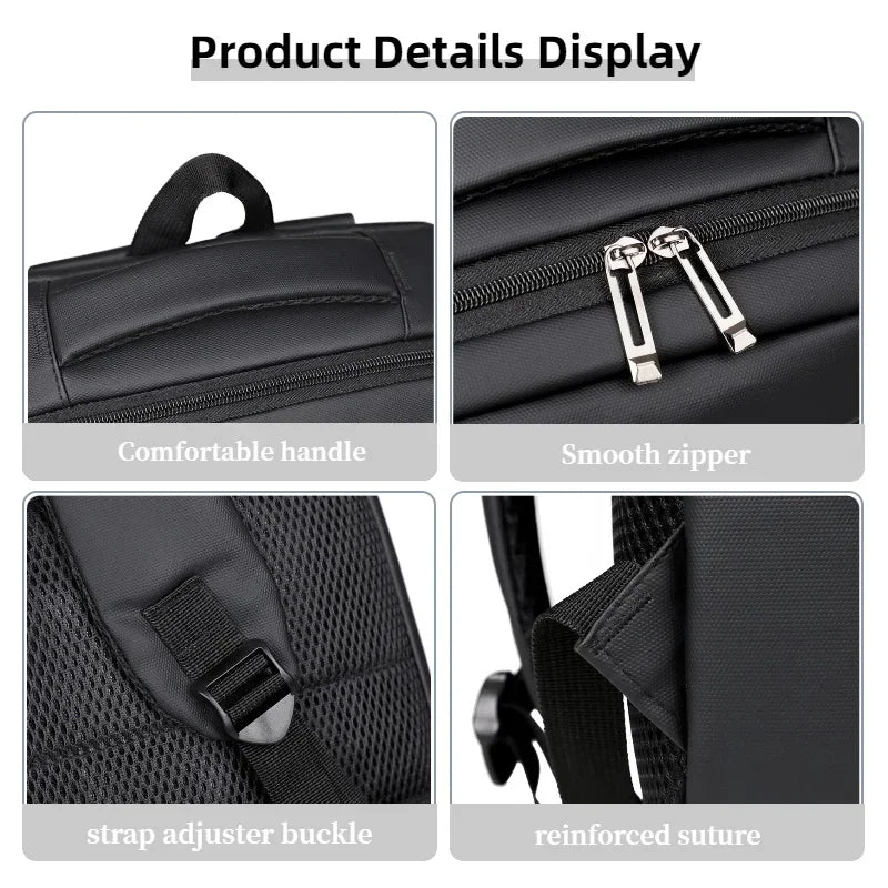 Men's Business Backpack – Large Capacity Laptop Bag