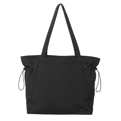 Large Drawstring Tote Bag – Women's Casual Shoulder Bag