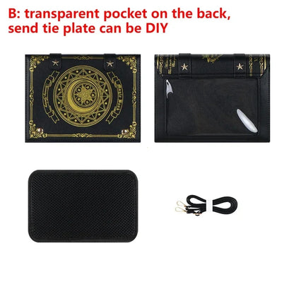 Gothic Magic Book Shoulder Bag – Y2K Aesthetic Crossbody Purse
