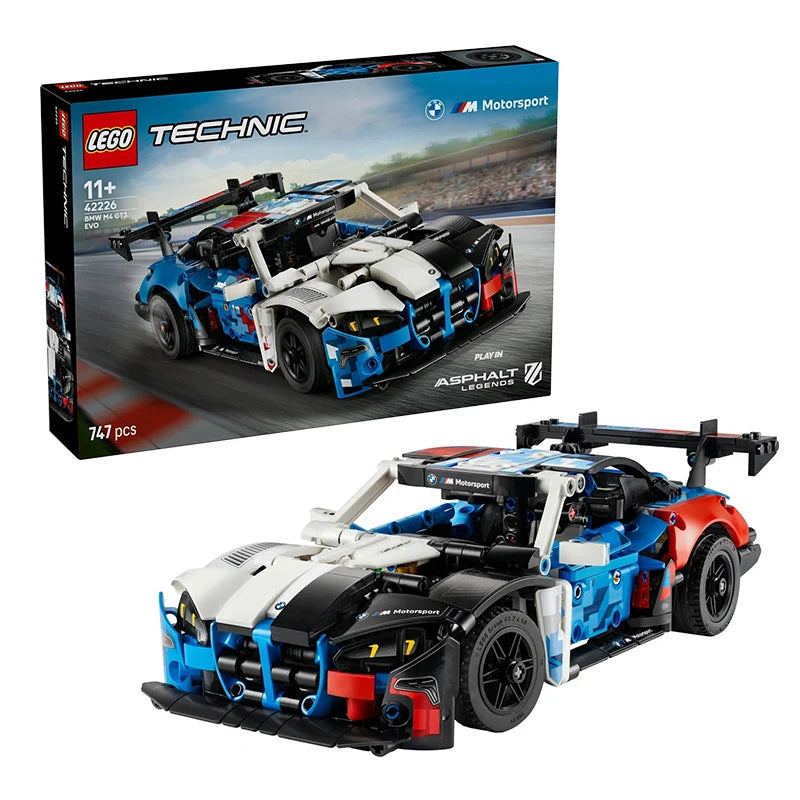 LEGO Technic 42226 BMW M4 GT3 EVO Racing Car – 747 Pieces, Ages 11+