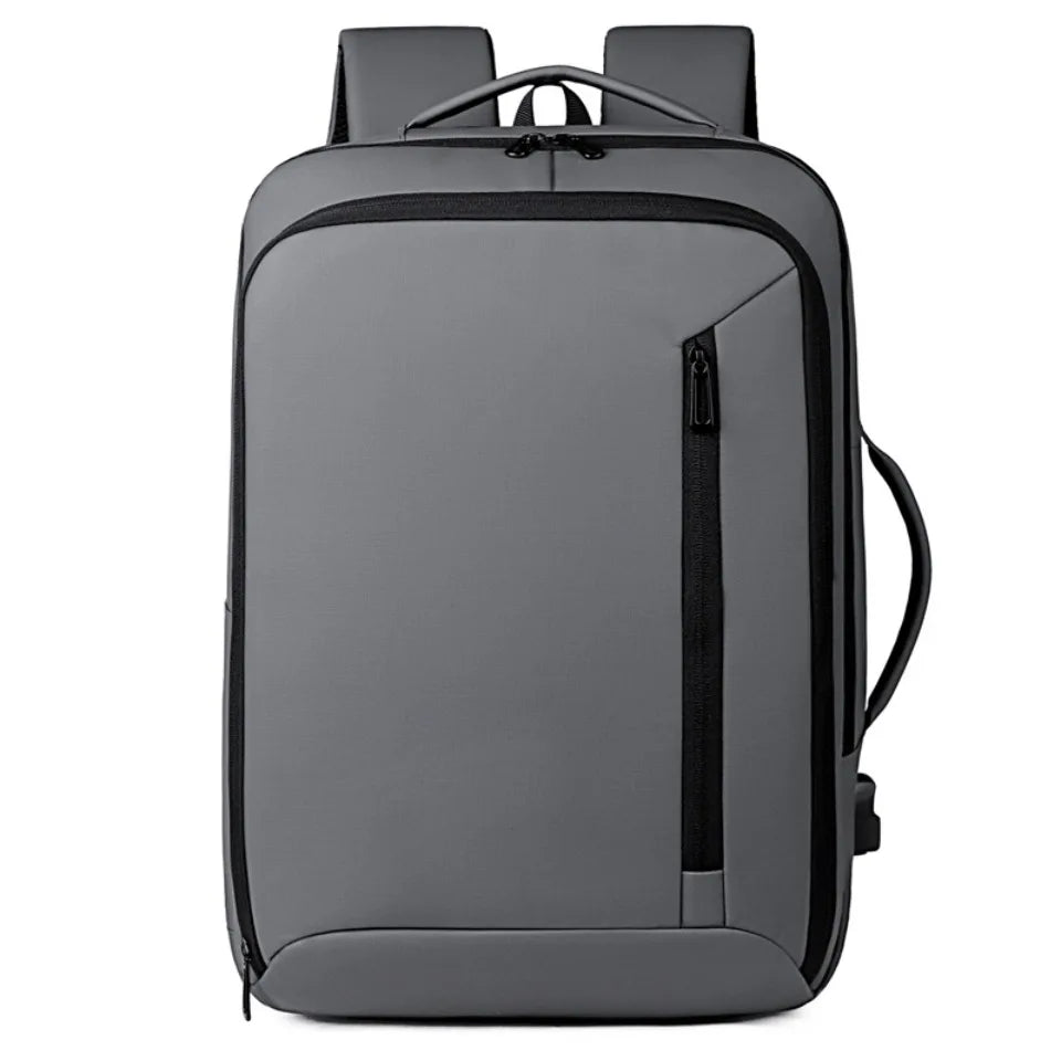 Multi-Pocket Travel Backpack with USB Charging Port – Water-Resistant Business Bag for Men